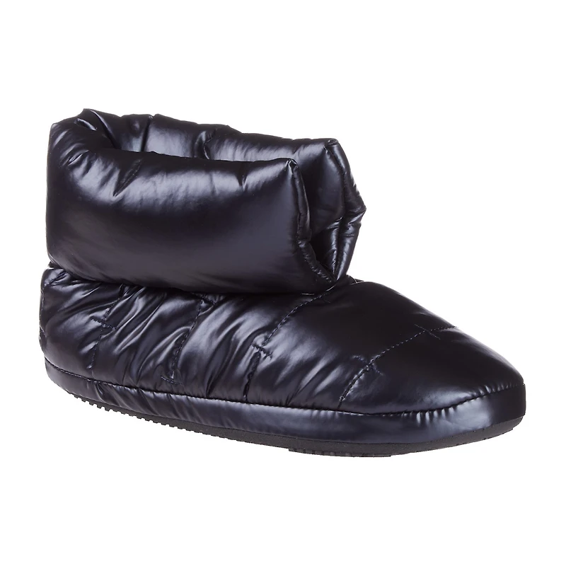 Isotoner Mikaela Nylon Puffer Womens Memory Foam Bootie Slippers
