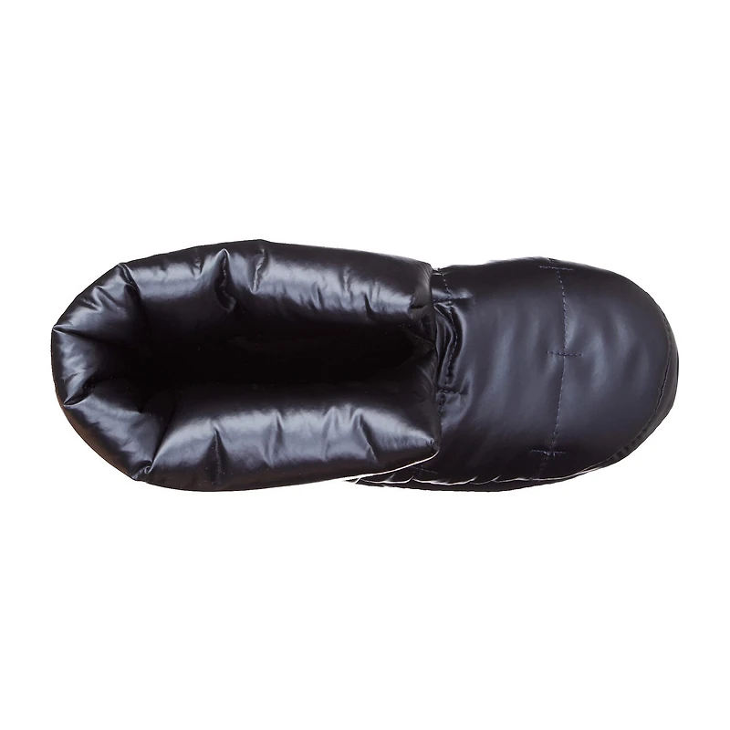 Isotoner Mikaela Nylon Puffer Womens Memory Foam Bootie Slippers