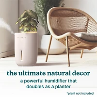 HoMedics Top-Fill Warm + Cool With Planter Humidifier