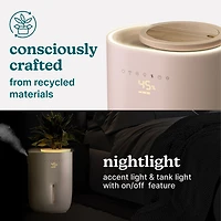 HoMedics Top-Fill Warm + Cool With Planter Humidifier