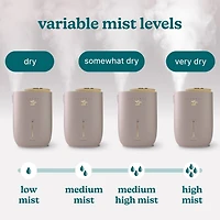 HoMedics Top-Fill Warm + Cool With Planter Humidifier
