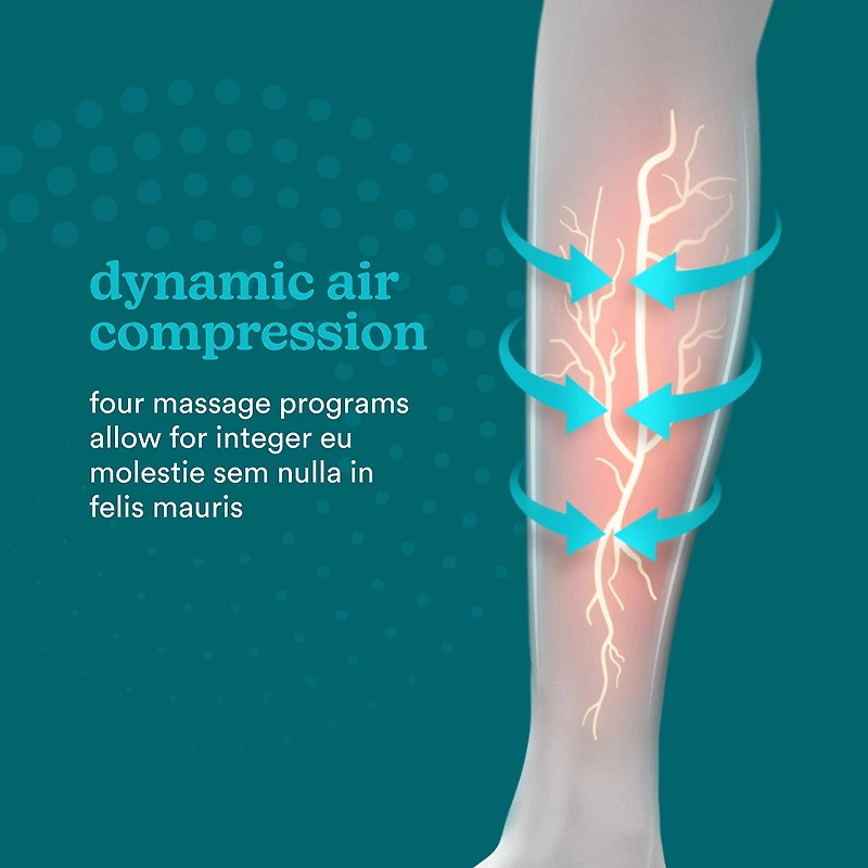 HoMedics Modulair Compression Calf Wrap + Controller Bundle Massager