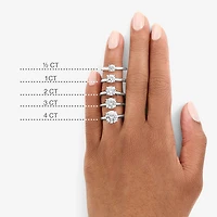 1 1/4 CT. Lab-Grown (G / SI2) Diamond Round Solitaire Engagement Ring 14k Gold
