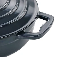 MegaChef Enameled Cast Iron 2-qt. Braising Pan