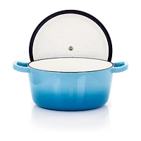 MegaChef Cast Enameled Iron Round 2-pc. Casserole Dish