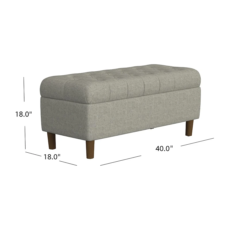 HOMEPOP Homepop Storage Bench