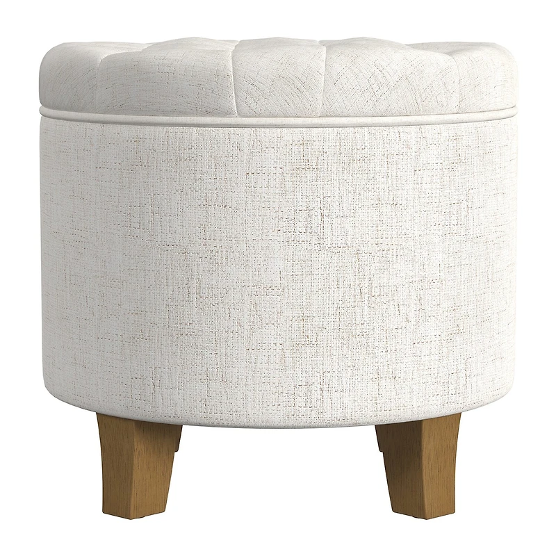 Kinfine Homepop Storage Tufted Lift-Top Ottoman