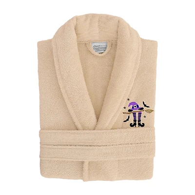 Linum Home Textiles Halloween Terry Bathrobe Unisex Adult Cloth Long Sleeve Length Robe