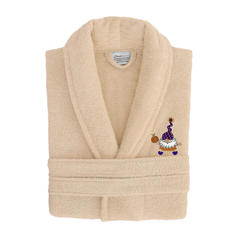 Linum Home Textiles Halloween Terry Bathrobe Unisex Adult Cloth Long Sleeve Length Robe