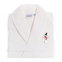 Linum Home Textiles Halloween Waffle Weave Bathrobe Unisex Adult Long Sleeve Length Robe