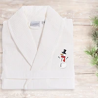 Linum Home Textiles Halloween Waffle Weave Bathrobe Unisex Adult Long Sleeve Length Robe