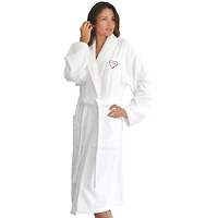 Linum Home Textiles Embroidered I Love You Terry Bathrobe Unisex Adult Cloth Long Sleeve Length Robe