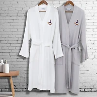 Linum Home Textiles Halloween Smyrna Bathrobe Unisex Adult Long Sleeve Length Robe