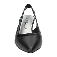 Easy Street Dessa Womens Pointed Closed Toe Stiletto Heel Pumps