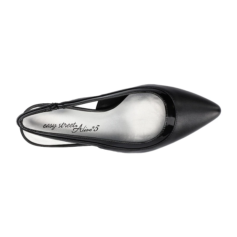 Easy Street Dessa Womens Pointed Closed Toe Stiletto Heel Pumps