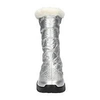 Easy Street Womens Cuddle Flat Heel Booties