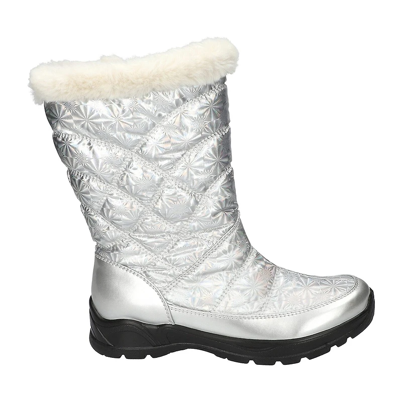 Easy Street Womens Cuddle Flat Heel Booties