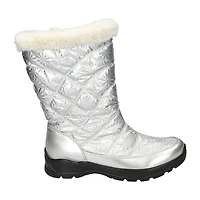Easy Street Womens Cuddle Flat Heel Booties
