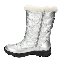 Easy Street Womens Cuddle Flat Heel Booties