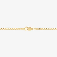 Made in Italy Womens 14K Gold 18 Inch Curb Chain Necklace