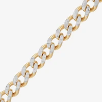 Made in Italy Mens 24K Gold Over Silver 20 Inch Curb Chain Necklace