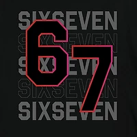 Six Seven 67 Little & Big Kid Boys Crew Neck Short Sleeve Regular Fit Graphic T-Shirt