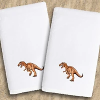 Linum Home Textiles Dinosaur 2-pc. Embellished Hand Towel