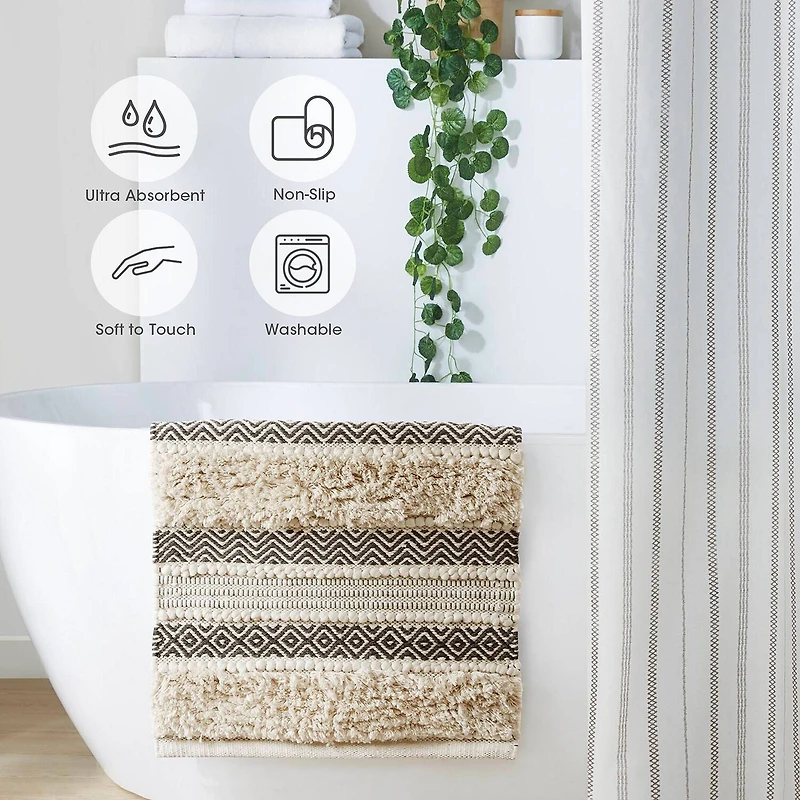 INK+IVY Imani Bath Rug