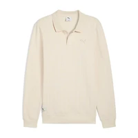 PUMA Mens Regular Fit Long Sleeve Polo Shirt