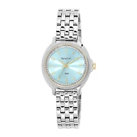 Armitron® Now® Womens Crystal-Accent Silver-Tone Bracelet Watch