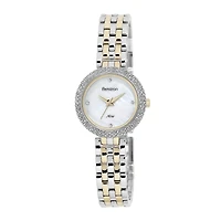 Armitron® Now® Womens Crystal-Accent Two-Tone Bracelet Watch
