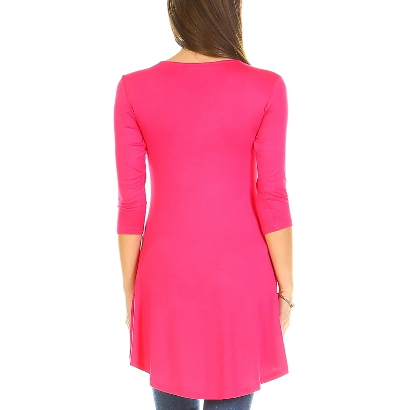 White Mark 'Calla' Embellished Tunic- Maternity
