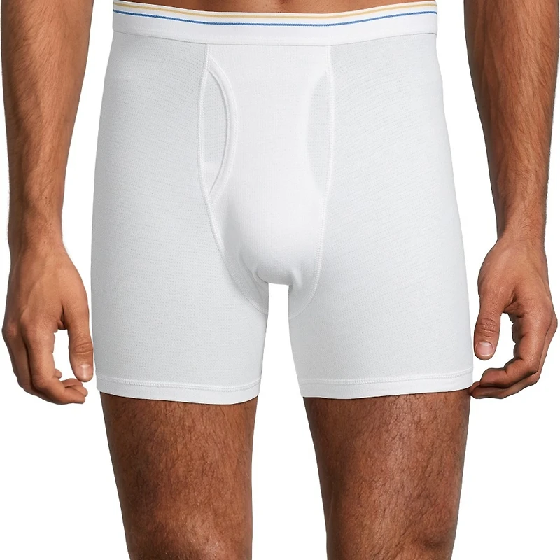 Stafford Dry + Cool Breathable Mesh Mens Big and Tall 4 Pack Boxer Briefs 302860