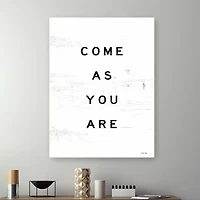 Lumaprints Come As You Are Giclee Canvas Art