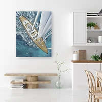 Lumaprints Sailing Around The World Giclee Canvas Art
