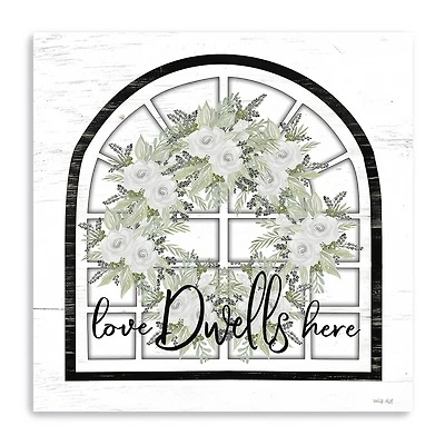 Lumaprints Love Dwells Here Giclee Canvas Art
