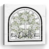Lumaprints Love Dwells Here Giclee Canvas Art