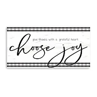 Lumaprints Choose Joy Giclee Canvas Art