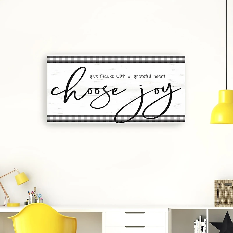 Lumaprints Choose Joy Giclee Canvas Art