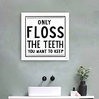 Lumaprints Only Floss Giclee Canvas Art