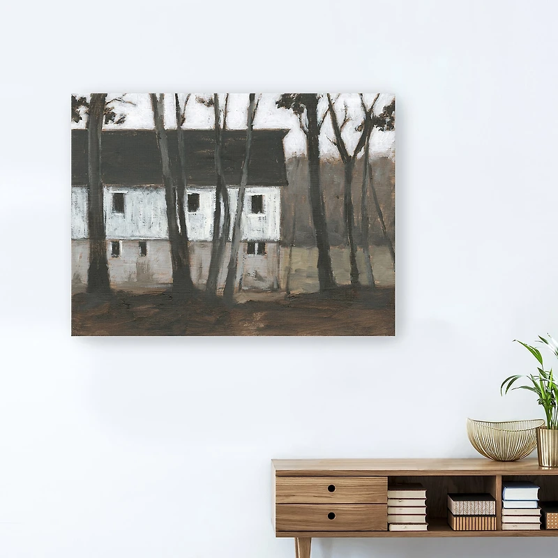 Lumaprints Autumn Barns I Giclee Canvas Art