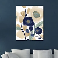 Lumaprints Blue Poppy Cascade I Giclee Canvas Art