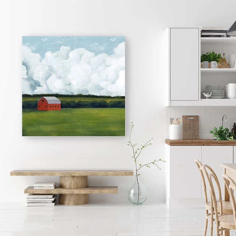 Lumaprints Lone Barn I Giclee Canvas Art
