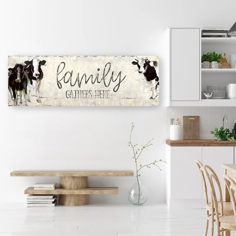 Lumaprints Family Gathers Here Giclee Canvas Art