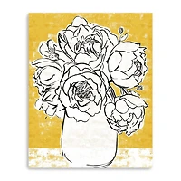 Lumaprints Golden Peony I Giclee Canvas Art