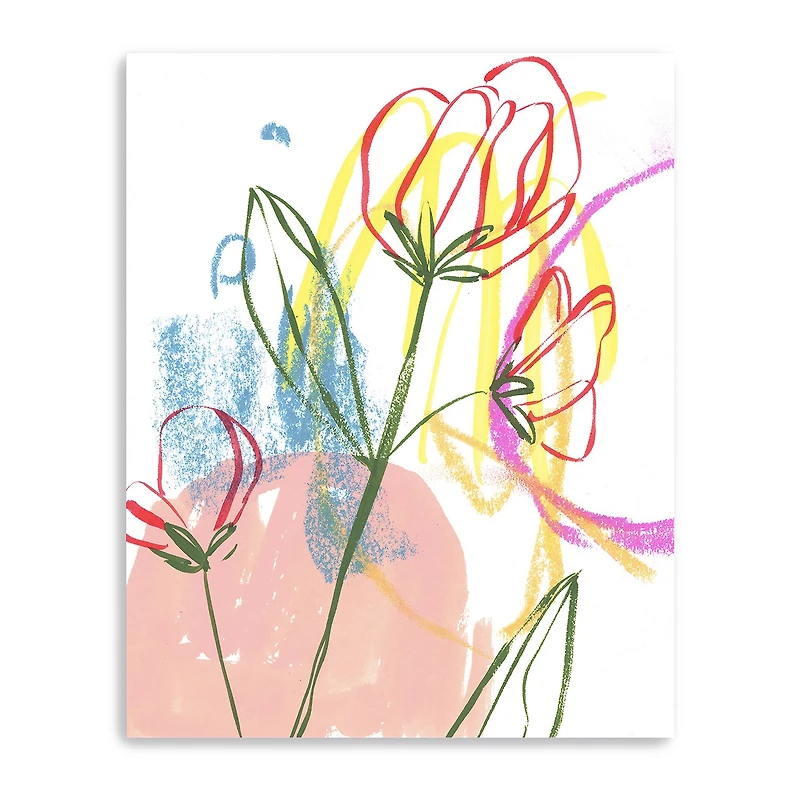 Lumaprints Tulip Formation I Giclee Canvas Art