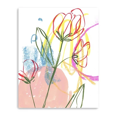 Lumaprints Tulip Formation I Giclee Canvas Art