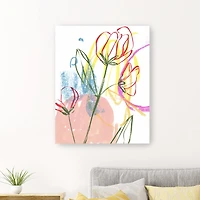 Lumaprints Tulip Formation I Giclee Canvas Art