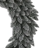 Glitzhome Oversized Snow Flocked Indoor Christmas Wreath