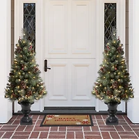 Glitzhome 4 Foot Pine Christmas Tree